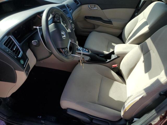 Photo 7 from auction – 2013 HONDA CIVIC LX with VIN 19XFB2F58DE007987