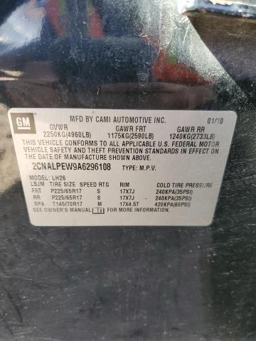 Photo 14 from auction – 2010 CHEVROLET EQUINOX LT with VIN 2CNALPEW9A6296108