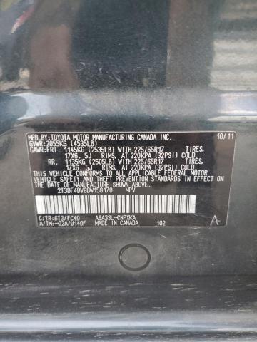 Photo 14 from auction – 2011 TOYOTA RAV4 with VIN 2T3BF4DV8BW158170