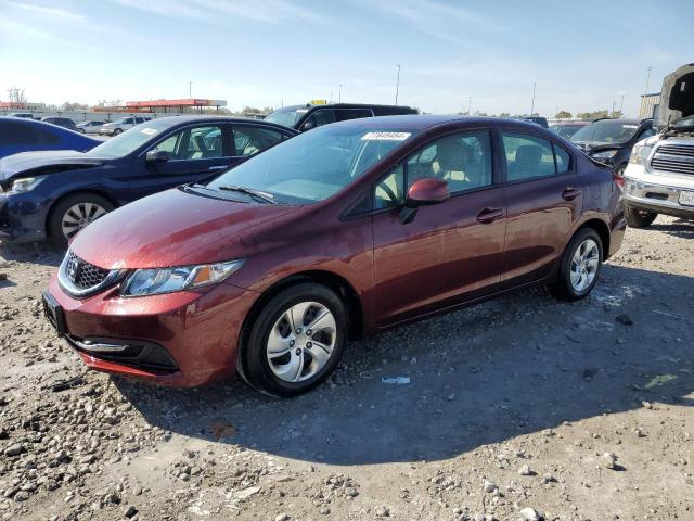 HONDA CIVIC LX 2013 with VIN 19XFB2F58DE007987 - Photo from auction