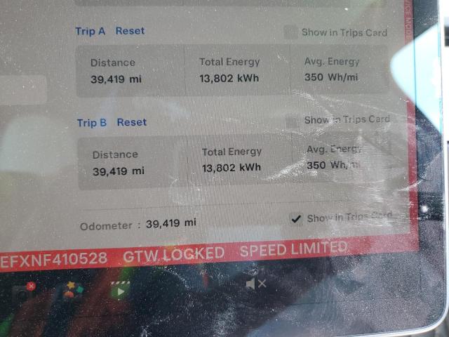 Photo 9 from auction – 2022 TESLA MODEL Y with VIN 7SAYGDEFXNF410528