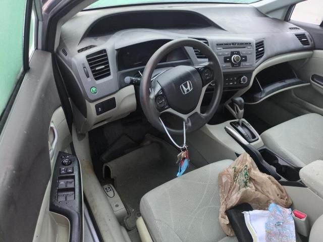 Photo 8 from auction – 2012 HONDA CIVIC LX with VIN 19XFB2F53CE350091