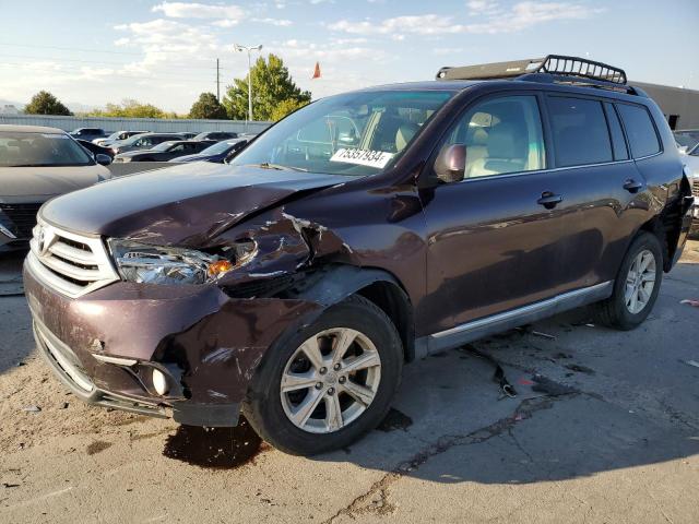 TOYOTA HIGHLANDER 2012 with VIN 5TDBK3EH8CS160664 - Photo from auction
