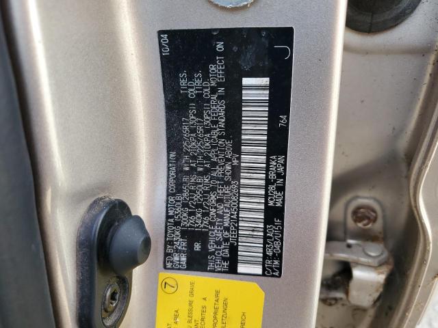 Photo 14 from auction – 2005 TOYOTA HIGHLANDER with VIN JTEEP21A450082693