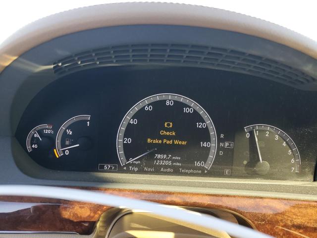Photo 9 from auction – 2011 MERCEDES-BENZ S 550 with VIN WDDNG7BB1BA376802