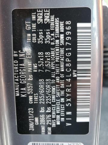 Photo 14 from auction – 2023 KIA SORENTO S with VIN 5XYRL4LC8PG179968
