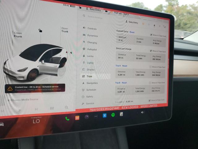 Фото 9 с аукциона – 2024 TESLA MODEL Y с VIN 7SAYGDEE3RA261440