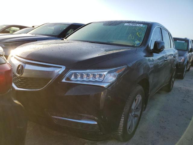 ACURA MDX 2016 with VIN 5FRYD3H27GB015362 - Photo from auction