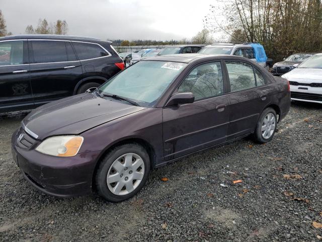 Photo 1 from auction – 2001 HONDA CIVIC EX with VIN 1HGES25791L018645