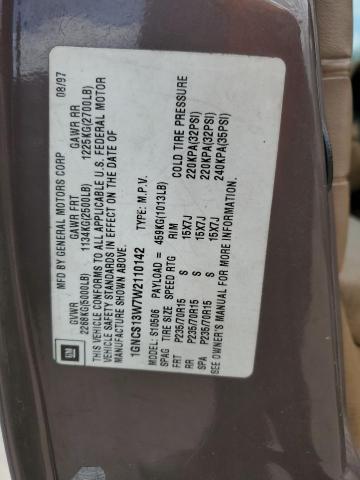 Photo 14 from auction – 1998 CHEVROLET BLAZER with VIN 1GNCS13W7W2110142