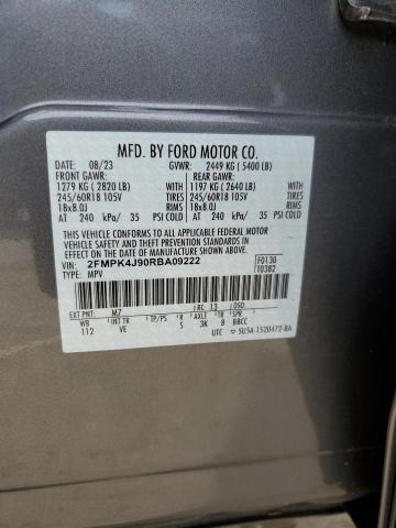 Фото 14 с аукциона – 2024 FORD EDGE SEL с VIN 2FMPK4J90RBA09222