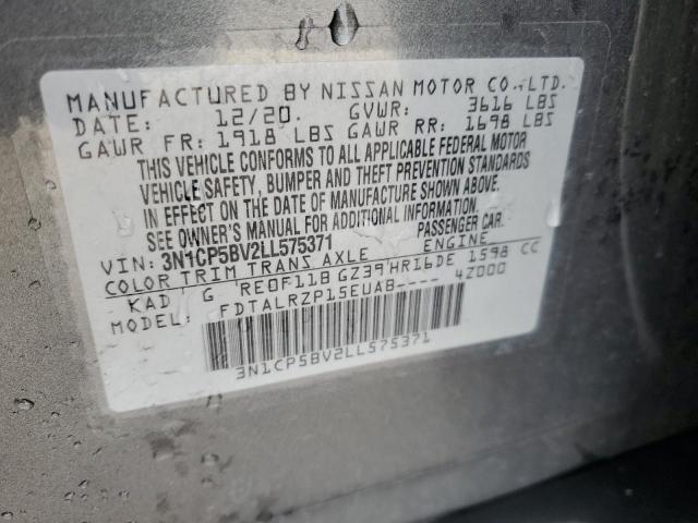 Photo 14 from auction – 2020 NISSAN KICKS S with VIN 3N1CP5BV2LL575371