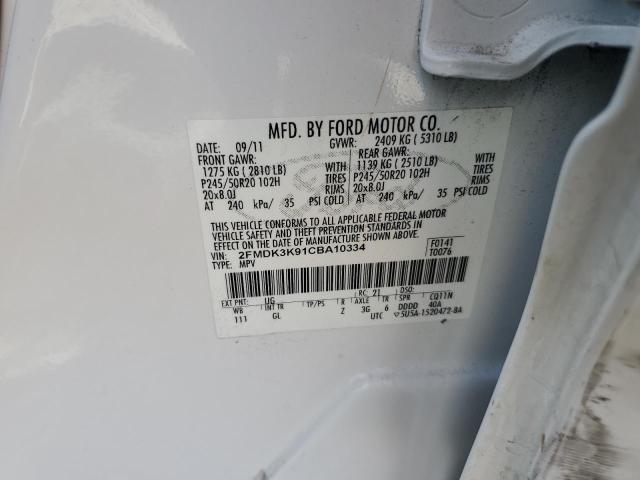 Photo 14 from auction – 2012 FORD EDGE LIMIT with VIN 2FMDK3K91CBA10334