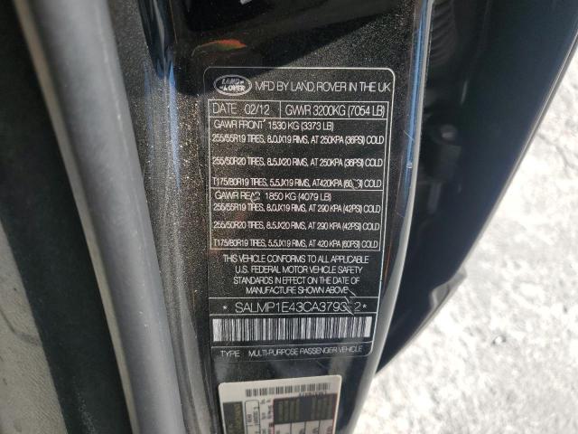 Photo 14 from auction – 2012 LAND ROVER RANGE ROVE with VIN SALMP1E43CA379372