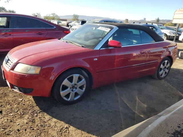 AUDI A4 1.8 CAB 2003 with VIN WAUAC48H53K022238 - Photo from auction
