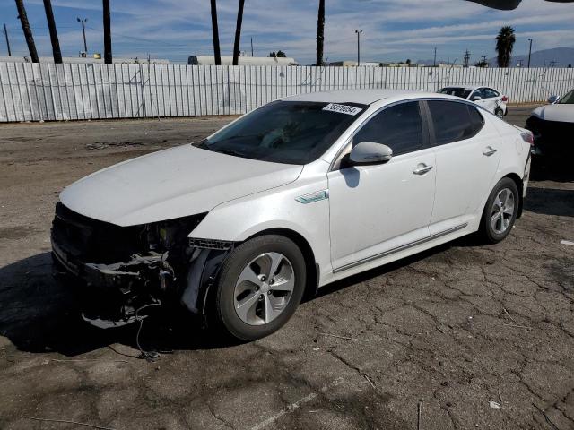 KIA OPTIMA HYB 2014 with VIN KNAGM4AD8E5076858 - Photo from auction