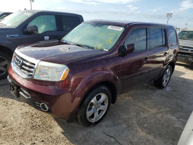 HONDA PILOT EXL 2013 with VIN 5FNYF3H59DB038367 - Photo from auction