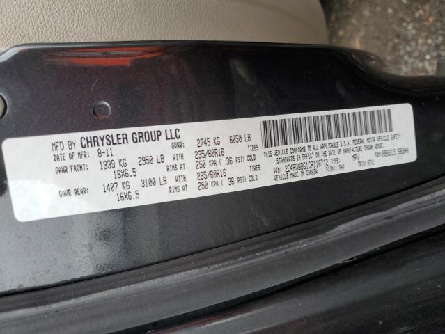 Photo 14 from auction – 2012 DODGE GRAND CARA with VIN 2C4RDGBG1CR110712