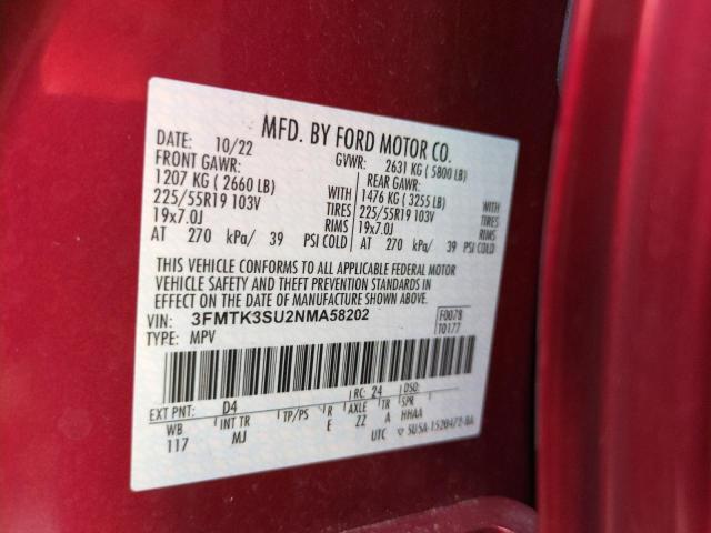 Photo 14 from auction – 2022 FORD MUSTANG MA with VIN 3FMTK3SU2NMA58202