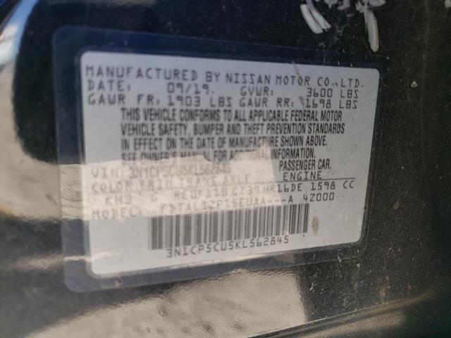 Photo 14 from auction – 2019 NISSAN KICKS S with VIN 3N1CP5CU5KL562845