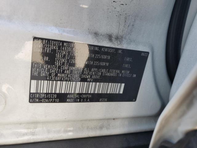 Photo 14 from auction – 2023 TOYOTA RAV4 XSE with VIN 4T3E6RFV2PU126359