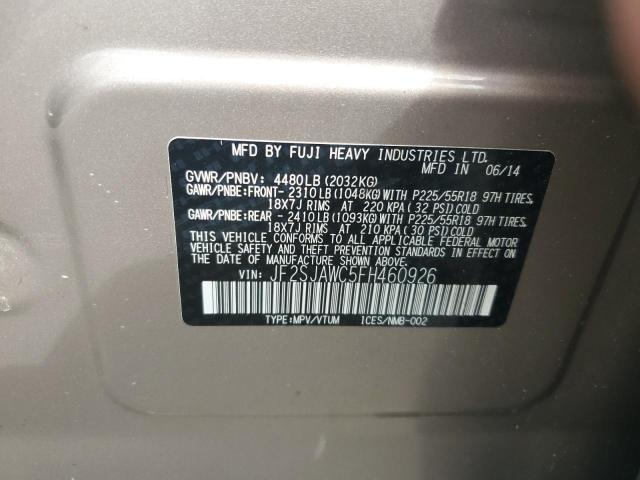 Фото 14 с аукциона – 2015 SUBARU FORESTER 2 с VIN JF2SJAWC5FH460926