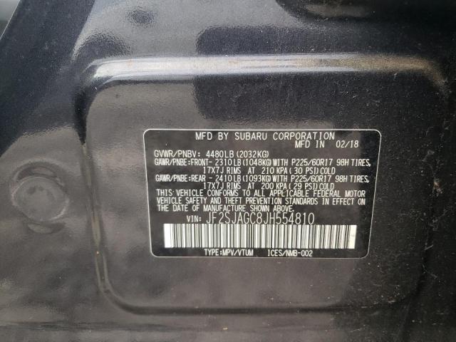 Photo 14 from auction – 2018 SUBARU FORESTER 2 with VIN JF2SJAGC8JH554810