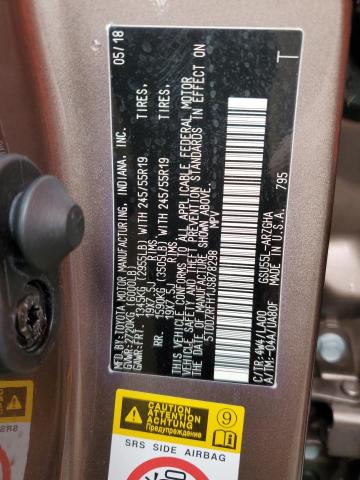 Photo 14 from auction – 2018 TOYOTA HIGHLANDER with VIN 5TDDZRFH1JS878298