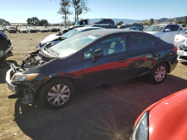 HONDA CIVIC LX 2012 with VIN 19XFB2F53CE377811 - Photo from auction