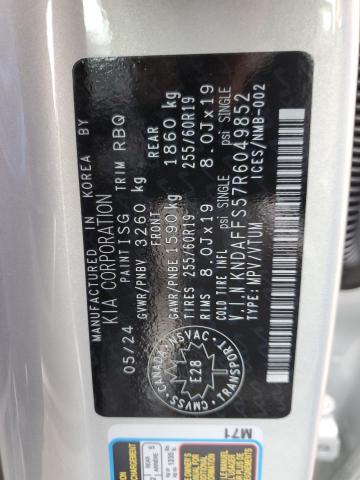 Photo 14 from auction – 2024 KIA EV9 WIND with VIN KNDAFFS57R6049852
