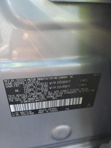 Photo 14 from auction – 2018 TOYOTA RAV4 ADVEN with VIN 2T3WFREV2JW423774