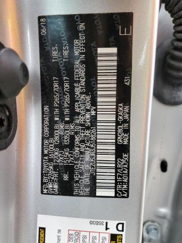 Photo 14 from auction – 2018 TOYOTA 4RUNNER SR with VIN JTEZU5JR3J5188261