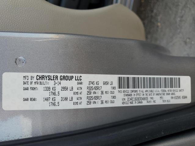 Photo 14 from auction – 2014 CHRYSLER TOWN & COU with VIN 2C4RC1BG9ER348035