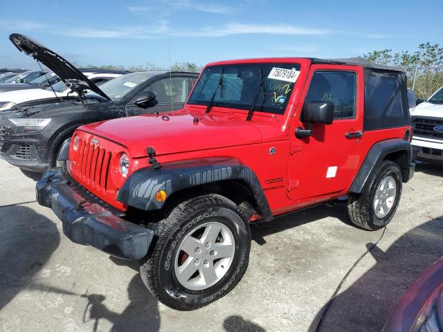 Photo 1 from auction – 2016 JEEP WRANGLER S with VIN 1C4AJWAG0GL109597