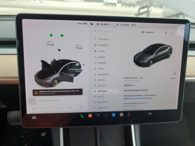 Photo 9 from auction – 2018 TESLA MODEL 3 with VIN 5YJ3E1EA8JF163004