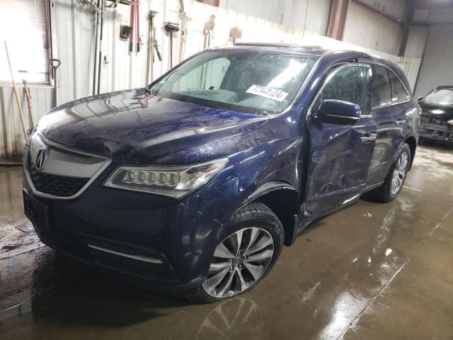 ACURA MDX TECHNO 2014 with VIN 5FRYD4H44EB022970 - Photo from auction