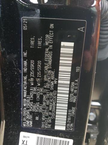 Photo 14 from auction – 2021 TOYOTA HIGHLANDER with VIN 5TDYZRAH0MS530103