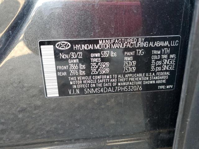 Photo 14 from auction – 2023 HYUNDAI SANTA FE L with VIN 5NMS4DAL7PH532076
