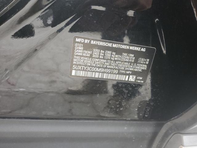 Photo 14 from auction – 2021 BMW X3 SDRIVE3 with VIN 5UXTY3C00M9H99199