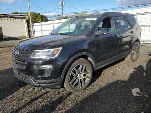 FORD EXPLORER S 2018 with VIN 1FM5K8GT2JGA01640 - Photo from auction