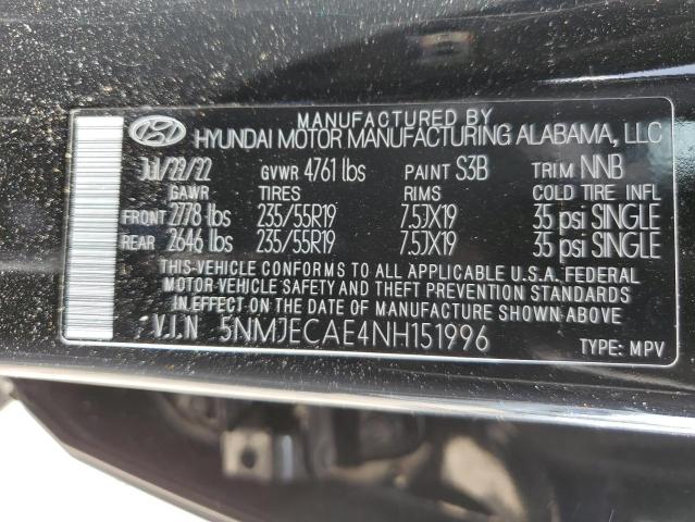 Photo 14 from auction – 2022 HYUNDAI TUCSON LIM with VIN 5NMJECAE4NH151996