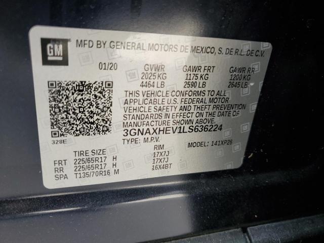 Photo 14 from auction – 2020 CHEVROLET EQUINOX LS with VIN 3GNAXHEV1LS636224