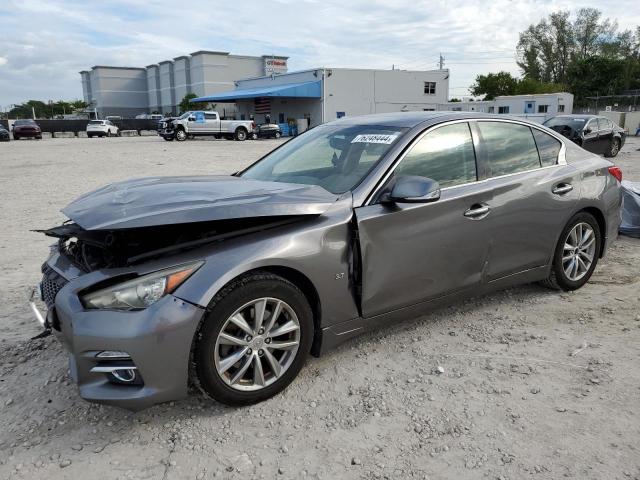 INFINITI Q50 BASE 2014 with VIN JN1BV7AP2EM675415 - Photo from auction