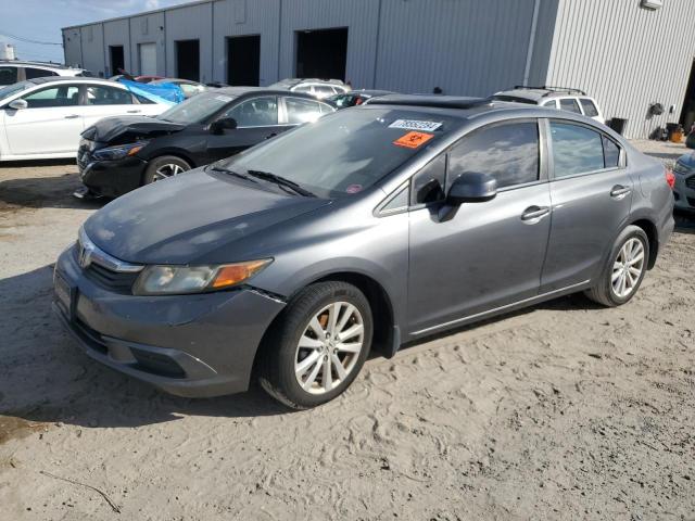 HONDA CIVIC EXL 2012 with VIN 19XFB2F96CE037619 - Photo from auction