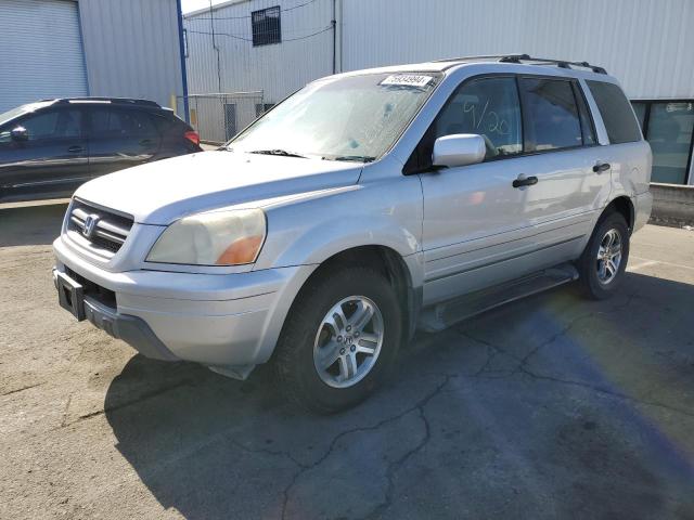 HONDA PILOT EXL 2004 with VIN 2HKYF18604H507702 - Photo from auction