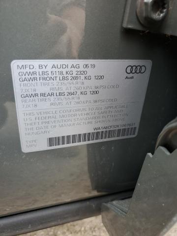 Photo 14 from auction – 2019 AUDI Q3 PREMIUM with VIN WA1AECF32K1067831