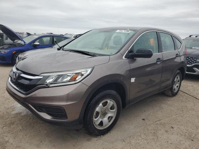 HONDA CR-V LX 2015 with VIN 3CZRM3H30FG714883 - Photo from auction