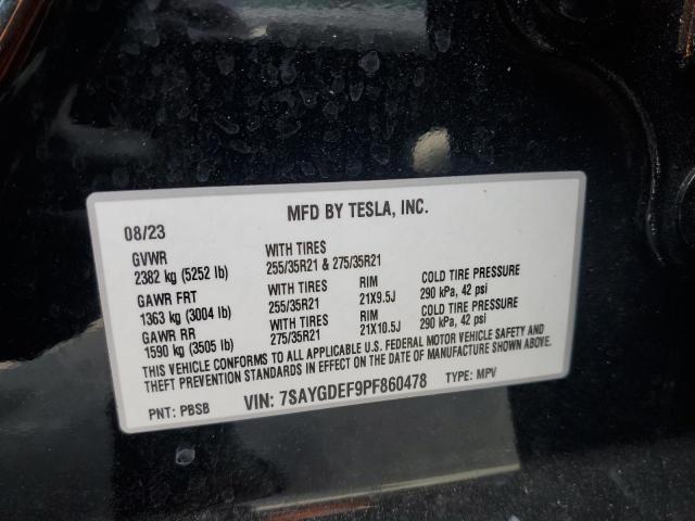 Zdjęcie 14 z aukcji – 2023 TESLA MODEL Y z VIN 7SAYGDEF9PF860478