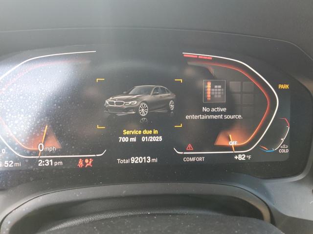 Photo 9 from auction – 2020 BMW 330XI with VIN 3MW5R7J06L8B21187