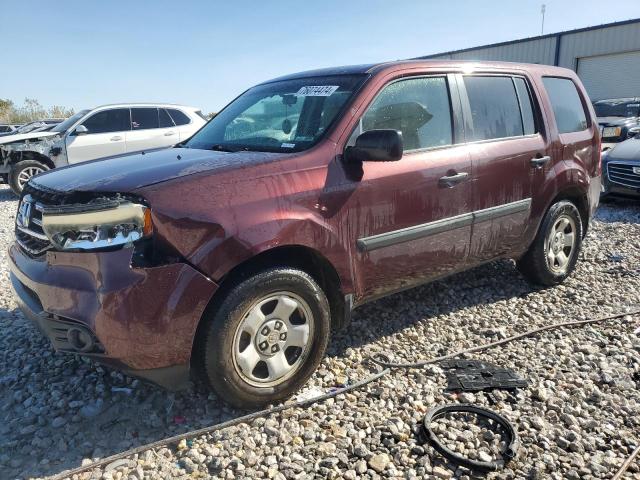 HONDA PILOT LX 2012 with VIN 5FNYF4H24CB021549 - Photo from auction